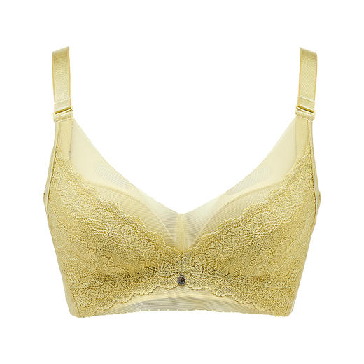 都市丽人舒软挺塑调整型内衣AB薄3/4杯蕾丝塑身文胸四排树脂胶圈LJ32C6 商品图4