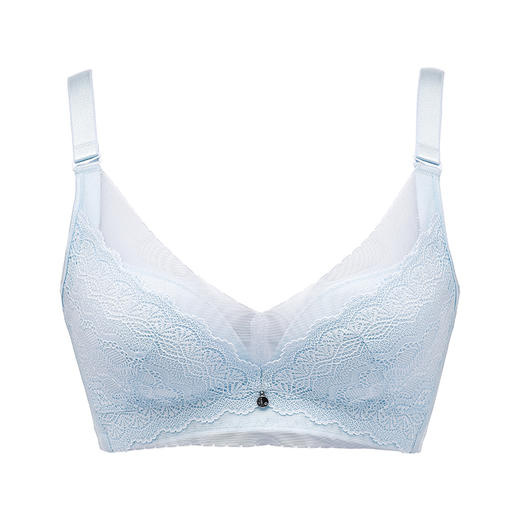 都市丽人舒软挺塑调整型内衣AB薄3/4杯蕾丝塑身文胸四排树脂胶圈LJ32C6 商品图5