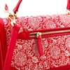 SAINTJOY/上久楷 女士宋锦拎包 缠枝纹 蓝色  红色 黑色 BWS16A0901 商品缩略图7