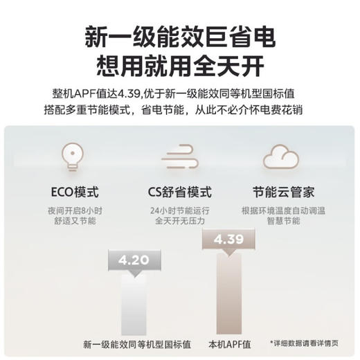 美的空调 2匹/3匹 新一级能效 变频冷暖智能控温 高温除菌 客厅圆柜式空调立式柜 锐静 KFR-72LW/N8VHC1 商品图1