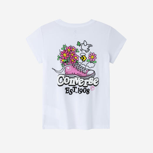 CONVERSE 夏 大童小童婴童 短袖T恤 CNVG-TE-D635 商品图2