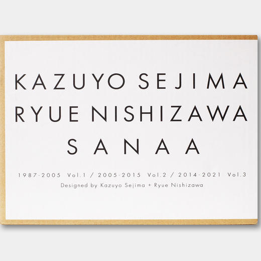 日本原版 | 妹岛和世 西泽立卫 SANAA 1987—2021（三卷本作品集） 商品图0