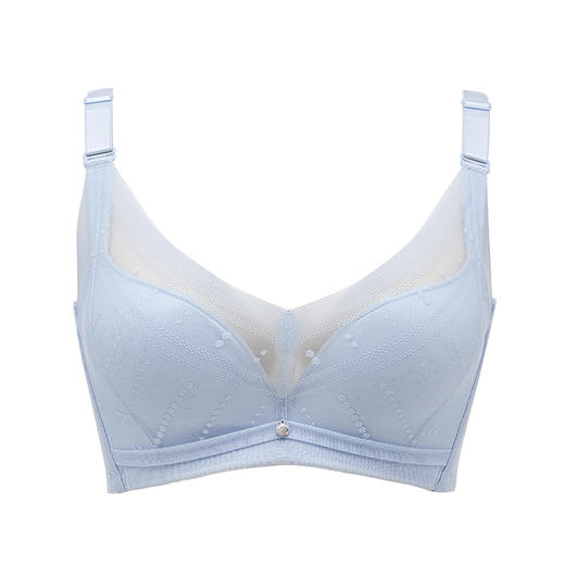 都市丽人舒软挺塑调整型内衣AB中厚3/4杯锁边塑身文胸四排树脂胶圈LJ34C8 商品图6