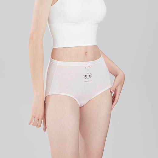 都市丽人生理裤系列莫代尔三角裤女士内裤高腰三角裤LK38A1 商品图1