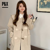 P&X设计师女装 2023春季呢料长款外套823113666 商品缩略图0