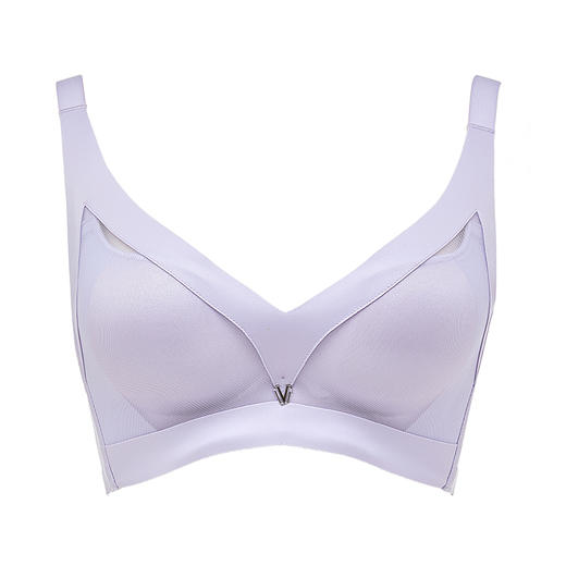 都市丽人舒软挺塑网纱中厚塑身文胸树脂胶圈四排扣LJ34C7 商品图5