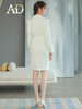 AD高级感白色连衣裙女职业套装裙主持人面试正装气质收腰西装裙子 商品缩略图4