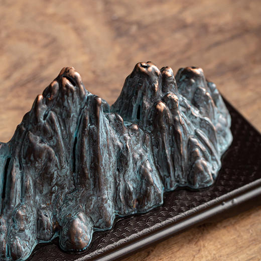 器非凡云入山河 紫铜卧香炉线香盒 手工打磨炉 匠心 商品图4