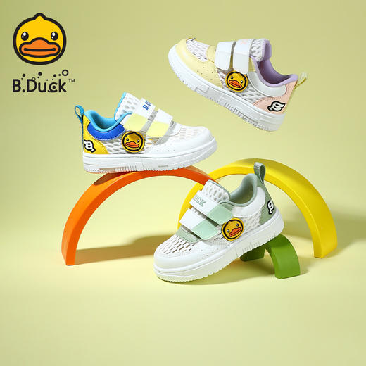 B.Duck小黄鸭童鞋夏季儿童运动鞋22-30 B1483012 商品图0