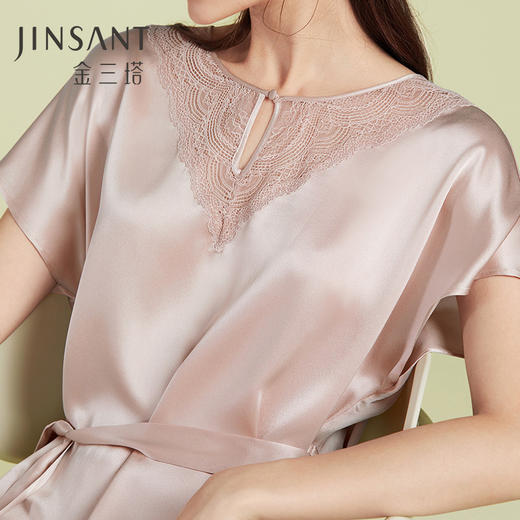 【女神节】金三塔  桑蚕丝睡裙&家居服 商品图9