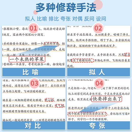 【斗半匠】优美句子积累修辞手法专项训练 商品图1