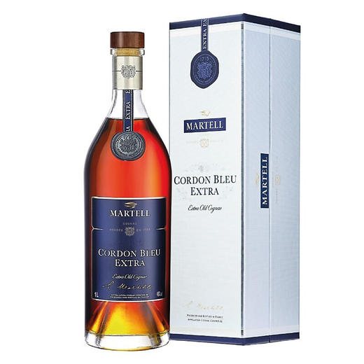 马爹利（Martell）蓝带傲创 法国干邑白兰地 1000ml 进口洋酒 商品图0