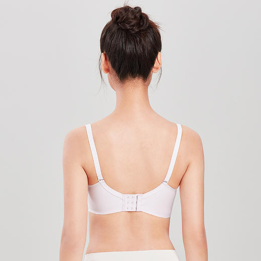 都市丽人WISECOOL内衣AB薄3/4杯蕾丝文胸三排无钢圈LB32D3 商品图2