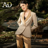 AD高端职业套装女秋冬西服职场OL女装卡其色西装正装播音艺考服装 商品缩略图4