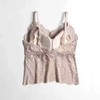 拼接蕾丝无钢圈文胸内衣一体真丝吊带 可内搭可打底 商品缩略图6