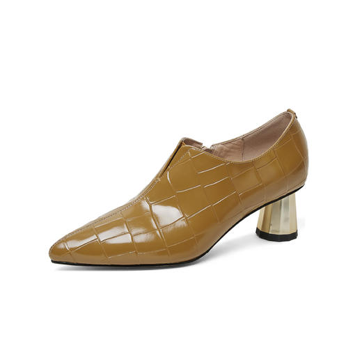 经典百搭，全真皮高品质气质款单鞋ND-15056S 商品图14