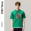 PINLI品立春季新款纯棉印花T恤男士圆领短袖体恤BG231111040 商品缩略图4
