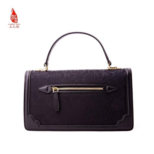SAINTJOY/上久楷 女士宋锦拎包 缠枝纹 蓝色  红色 黑色 BWS16A0901 商品图11
