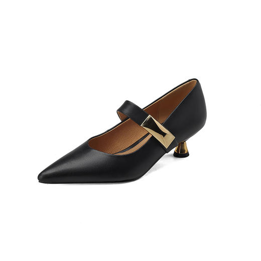 春季新款，里外全皮尖头高跟单鞋HBP-5131 商品图14