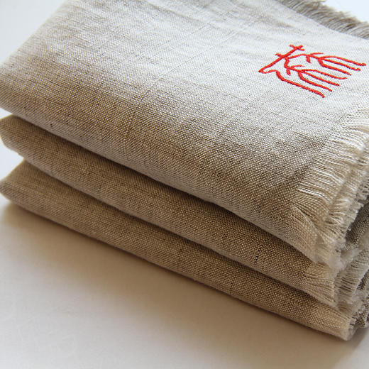 麻+汉麻日用麻巾 手撕边 商品图1