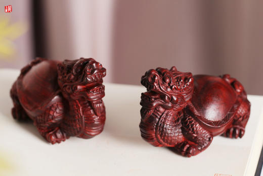 紫檀【龙龟】摆件一对 商品图2