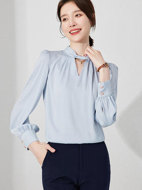 职业衬衫女时尚打底衬衣气质设计感小众内搭长袖ol正装工作服宽松