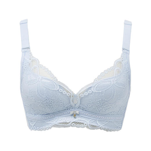 都市丽人舒软挺塑调整型内衣BC薄3/4杯蕾丝塑身文胸四排树脂胶圈LJ32C5 商品图4