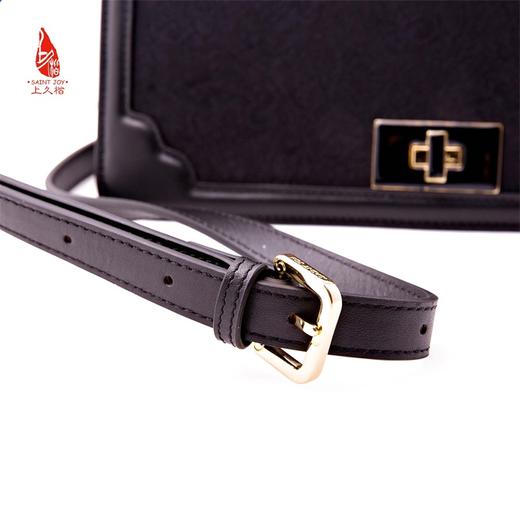 SAINTJOY/上久楷 女士宋锦拎包 缠枝纹 蓝色  红色 黑色 BWS16A0901 商品图14