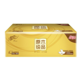清风 金装系列 3层120抽*24包