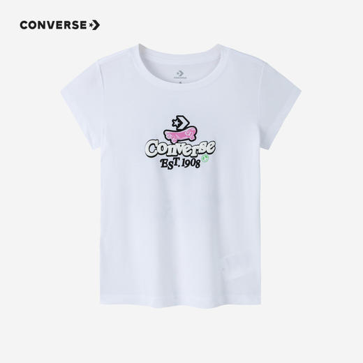 CONVERSE 夏 大童小童婴童 短袖T恤 CNVG-TE-D635 商品图1