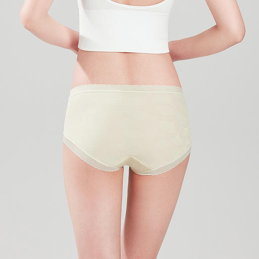 都市丽人基础系列锦泳平角裤女士内裤中腰平角裤LK35B6 商品图2