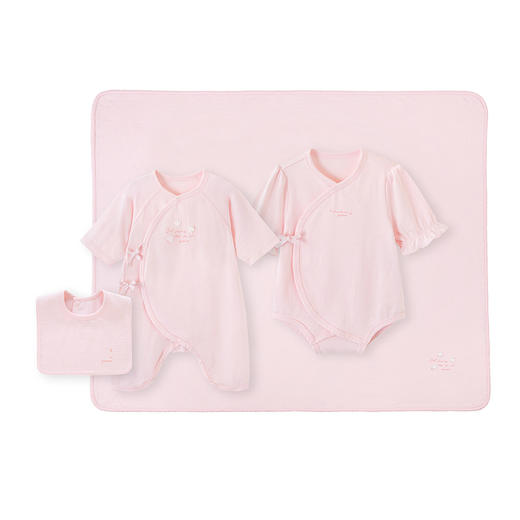 【商场同款】英氏新生婴儿礼盒满月初生衣服送礼高档礼盒4件套 商品图4