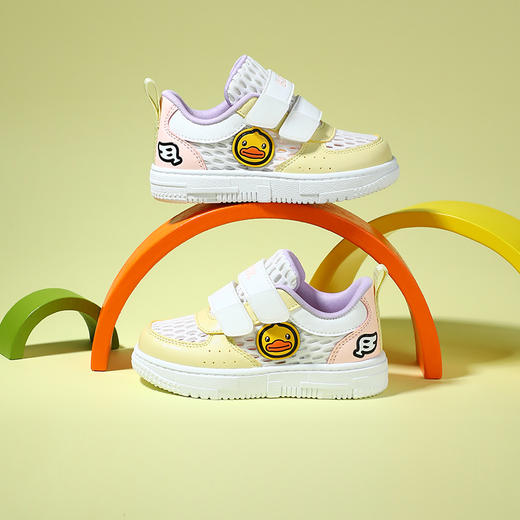 B.Duck小黄鸭童鞋夏季儿童运动鞋22-30 B1483012 商品图3