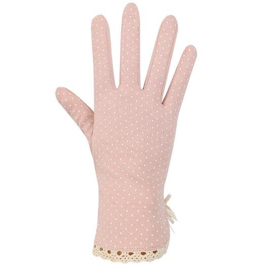 防晒手套女防紫外线夏季薄款开车骑行电车触屏加长棉防滑美甲护手 商品图9