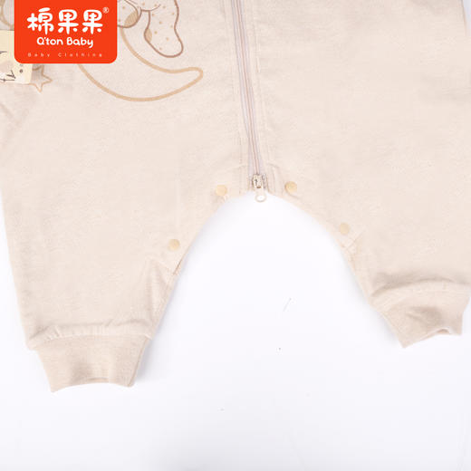 棉果果彩棉双层分腿薄款睡袋 双层彩棉，内层不加棉，建议夏季或暖气房使用微商城发货不带礼盒M505570122736 商品图3