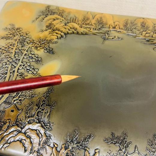 带帽红科檀毛笔（狼毫） 商品图2