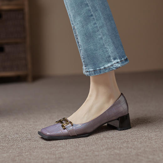 个性百搭，全真皮高品质梦幻单品小皮鞋ND-15057S 商品图2