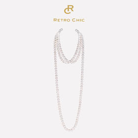 【金靖同款】苏托儿四号天然珍珠项链（10mm，160cm）