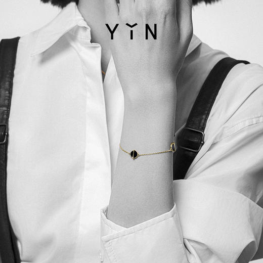 「因」系列 黄金比黑玛瑙手链礼盒 商品图2