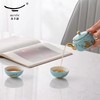 【国瓷永丰源】“夫人瓷西湖蓝”4头旅行茶具 商品缩略图0