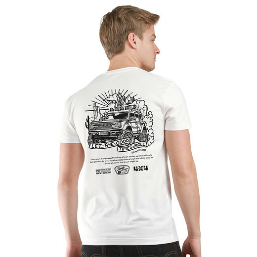 自由基地23夏季新款烈马印花图案原创个性短袖T恤衫兄弟队服汗衫 NMT-1967 商品图0