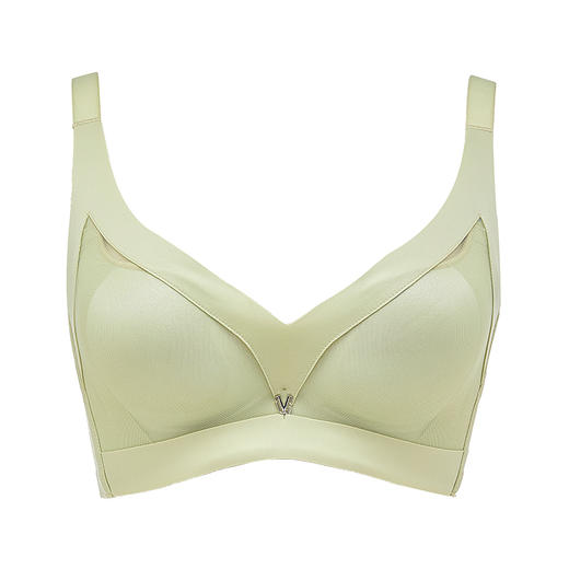 都市丽人舒软挺塑网纱中厚塑身文胸树脂胶圈四排扣LJ34C7 商品图3