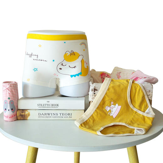 【4条装！A类新疆长绒棉内裤】成长只有一次，贴身岂能将就！A类女童内裤纯棉平角三角女孩宝宝中小童大童儿童内裤女透气短裤-QQ 商品图4