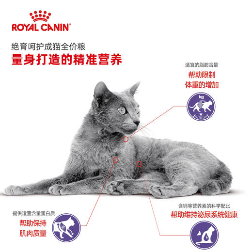 皇家 绝育呵护成猫全价粮 2kg/袋 商品图1