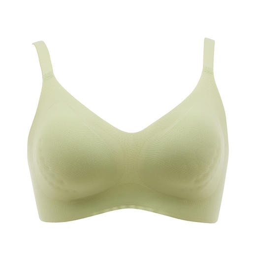 都市丽人Vbra内衣无尺码薄3/4杯网纱文胸三排无钢圈LB36K3 商品图3