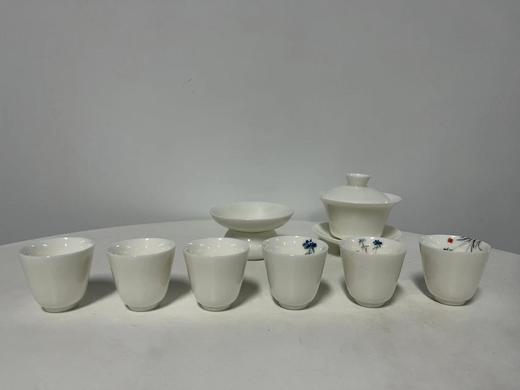 兰花白瓷茶具 商品图0