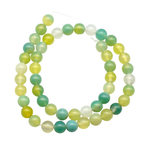 苹果绿玛瑙8mm珠料意卡米诺手串念珠单颗珠子散珠半成品 商品图7