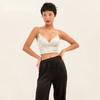 SANGLUO女士打底桑蚕丝内搭吊带背心外穿三角杯文胸露脐性感内衣 商品缩略图4