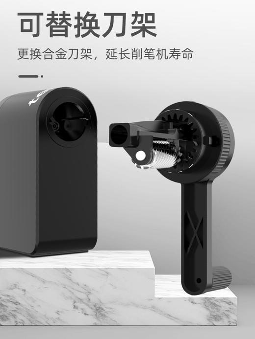 天文素描削笔器美术生速写专用手动卷笔刀炭笔铅笔彩铅旋笔刀学生用转笔刀手摇刨笔机绞笔铅笔刀笔刨初学者 商品图1