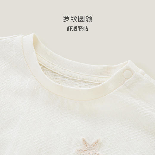 【商场同款】英氏婴儿连体哈衣男女宝宝圆领包屁衣夏季新款 商品图1